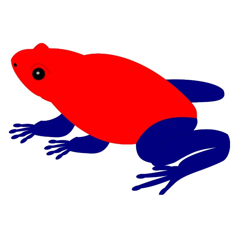 Erdbeer Pfeilgiftfrosch Tierkunst