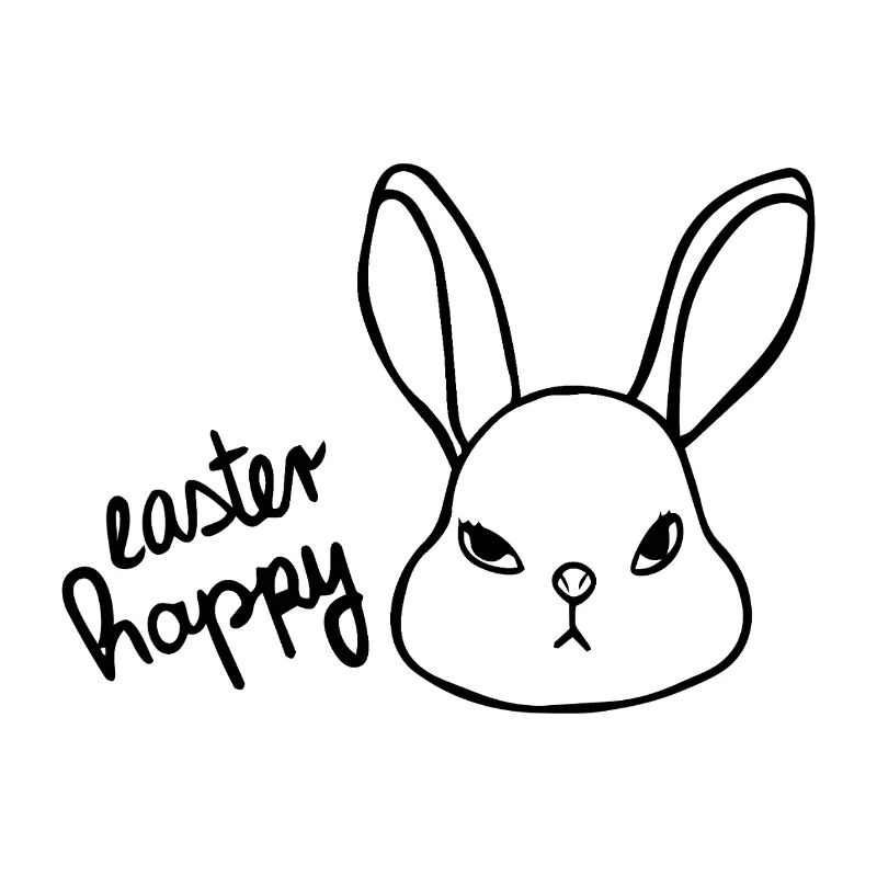 Sarcastic Easter Bunny - Easter Happy Bunny