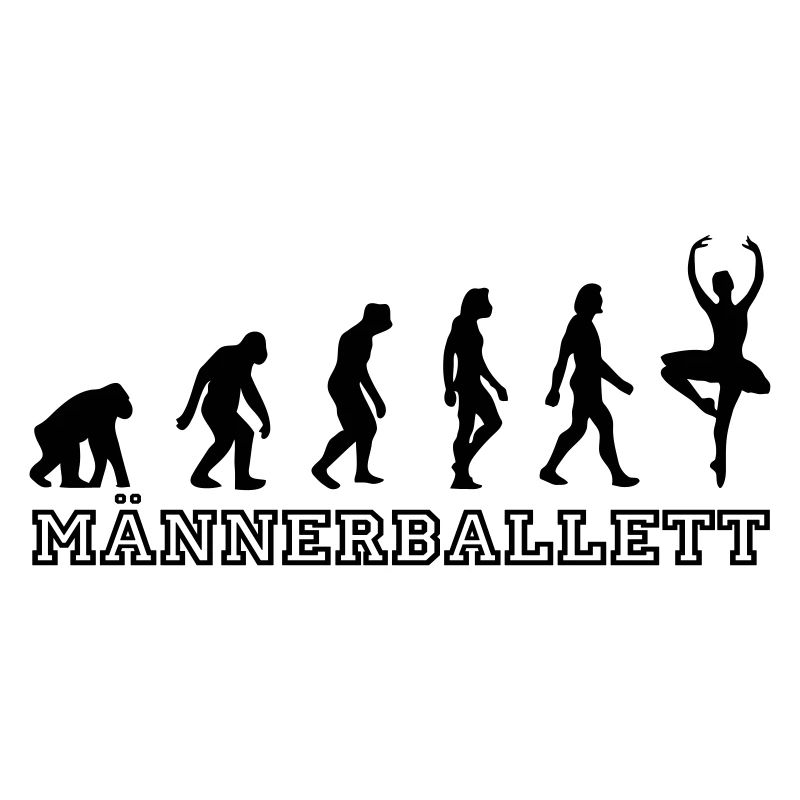Männerballett Evolution Ballerina