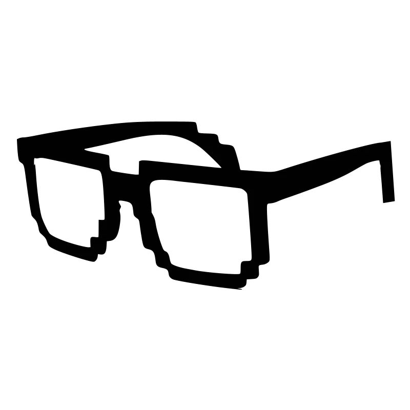 Nerd glasses pixels
