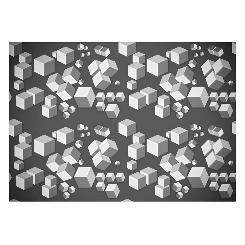 Deco pattern grey-white