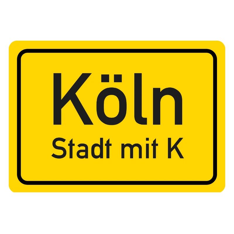 Kölner Ortsschild Deutschland
