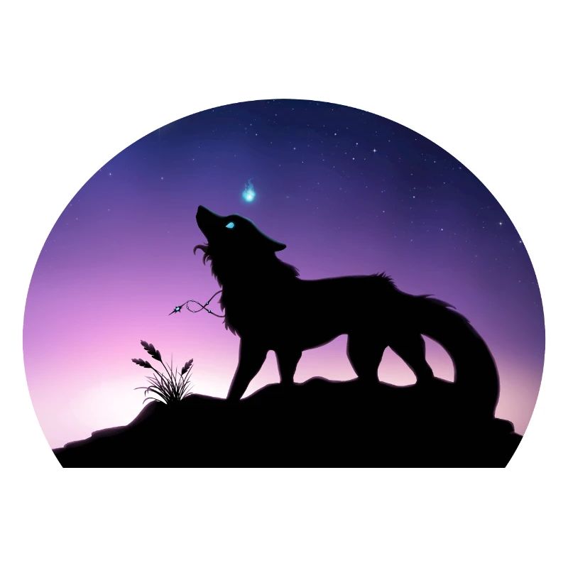 Die Reise eines Sternenwolfs - Silouhette Nocturne