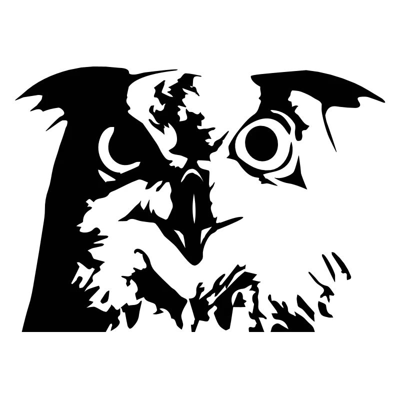 Eule, Owl - Grafik, Vogel, UHU