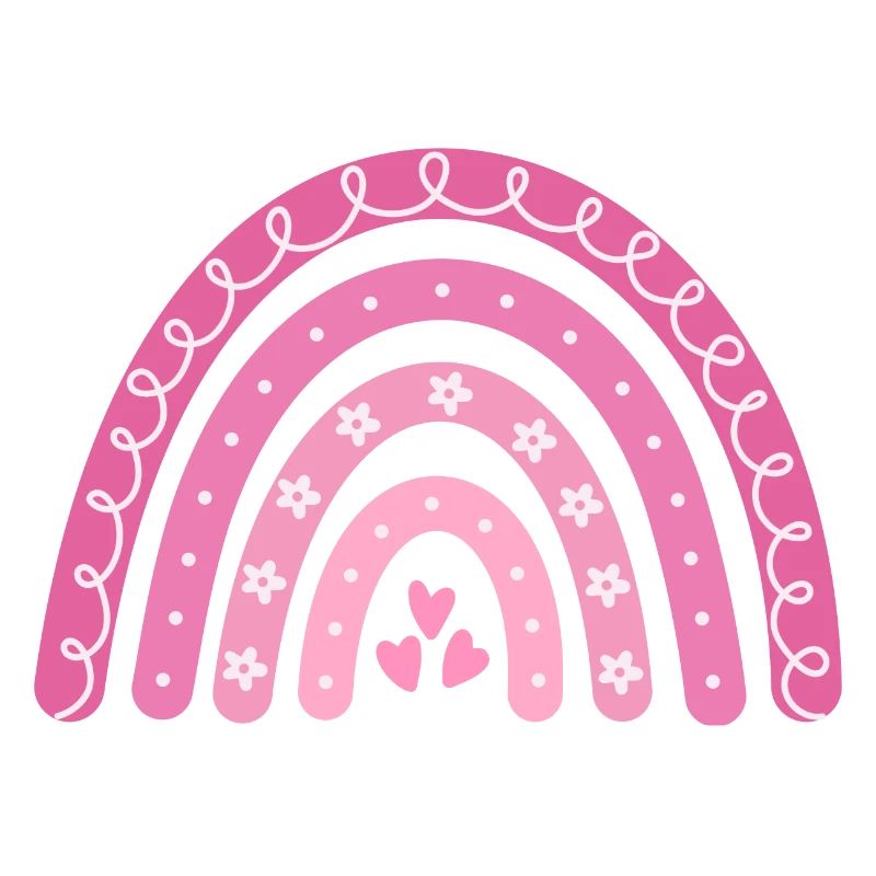 Boho Regenbogen rosa Große Schwester