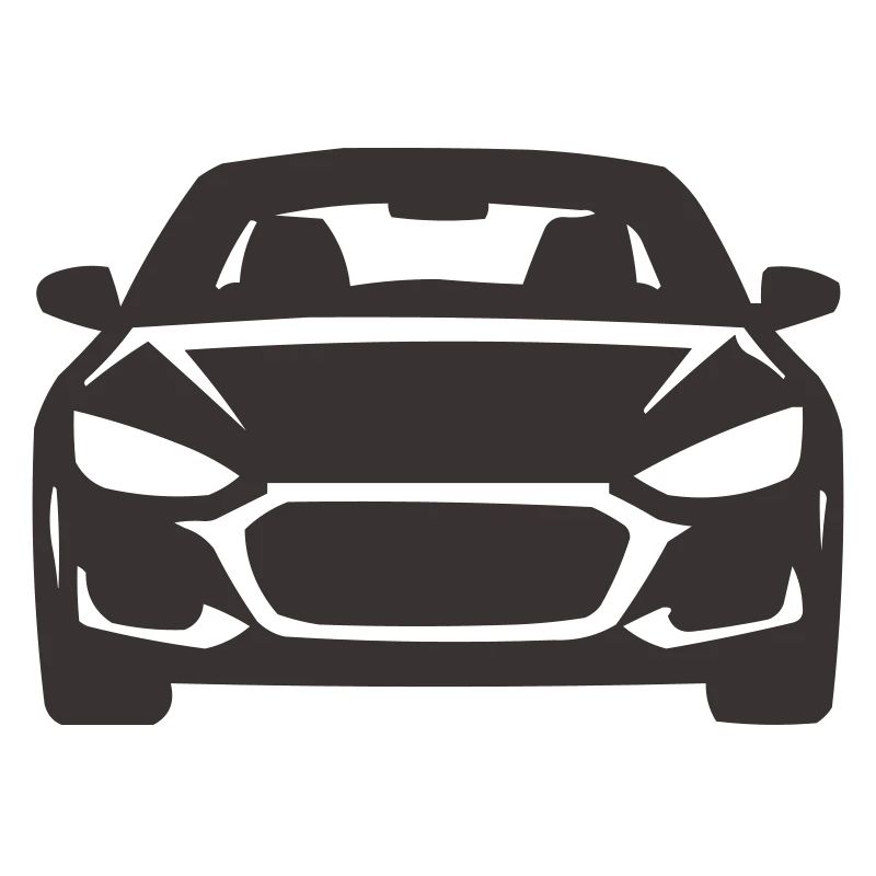 Front View Car Silhouette