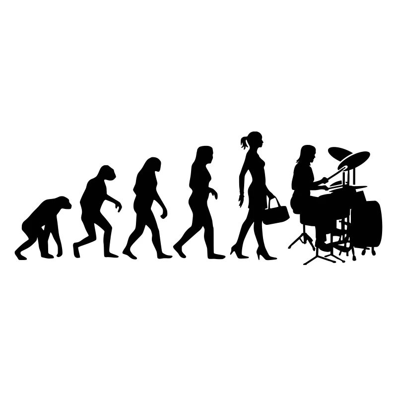 Evolution Schlagzeugerin Percussion Drummer