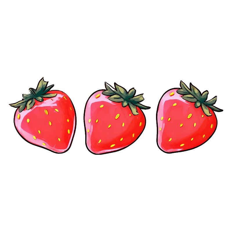 Niedliche Erdbeeren