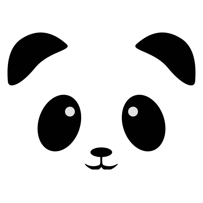 Panda Gesicht