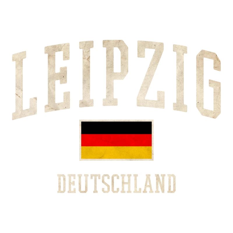 Look du drapeau allemand de Leipzig