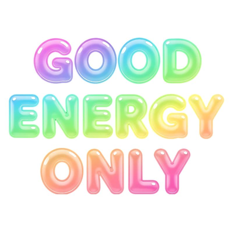 Énergie Positive Only – Typographie à Déclaration Positive