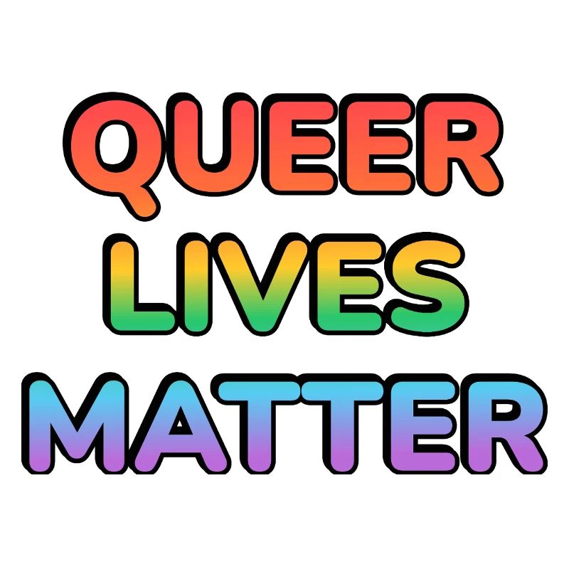 Queer Lives Matter Rainbow