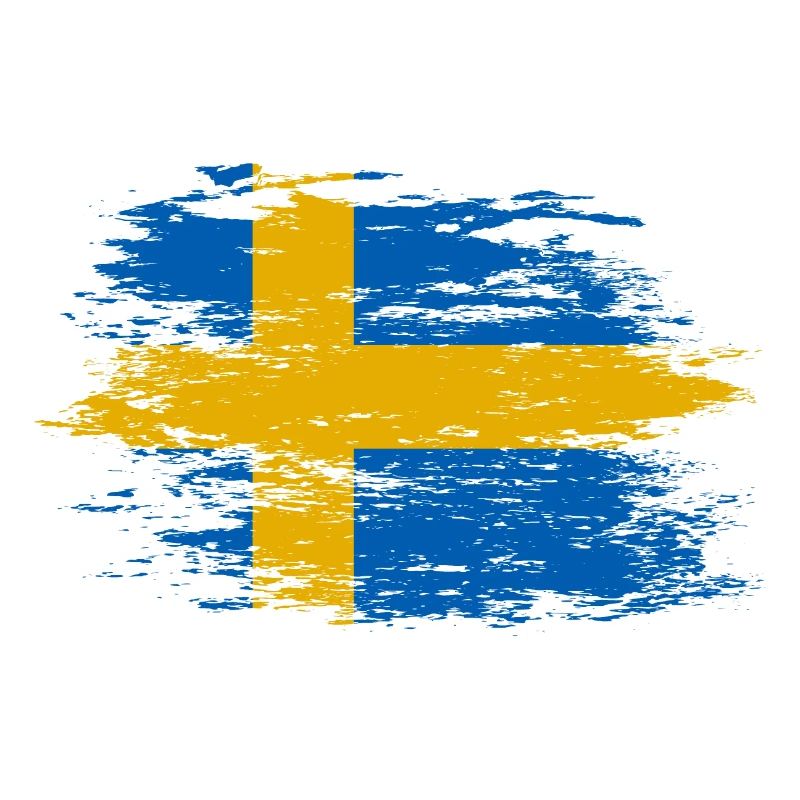 Drapeau de la Suède utilisé