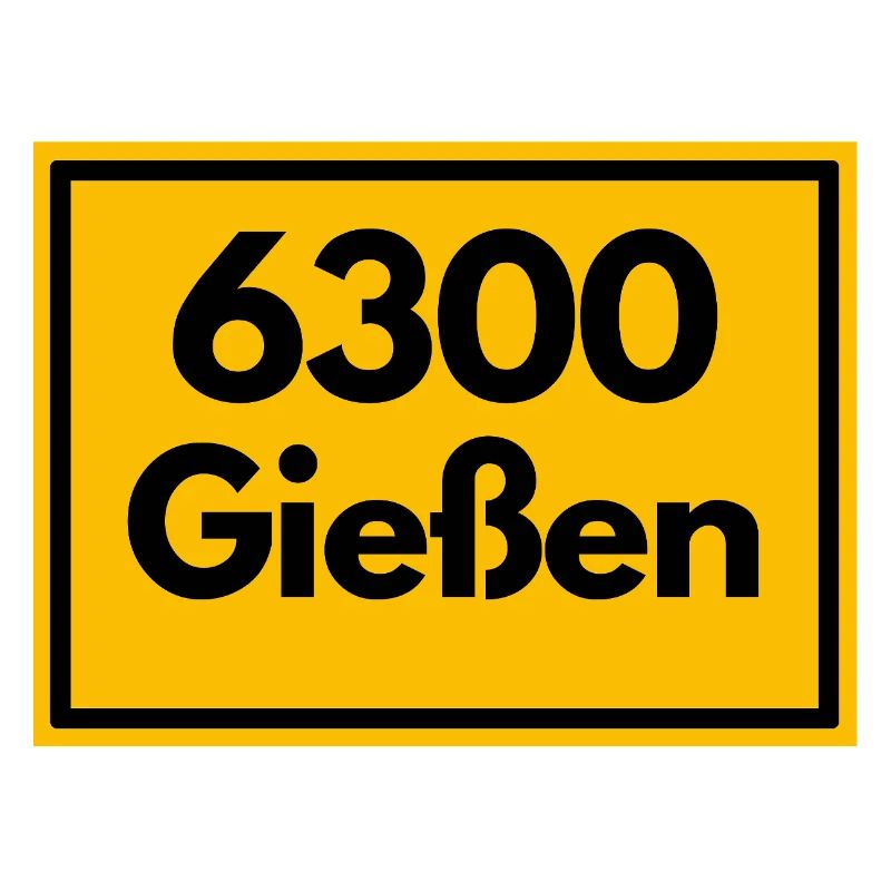 ANCIEN CODE POSTAL RETRO 6300 GIESSEN
