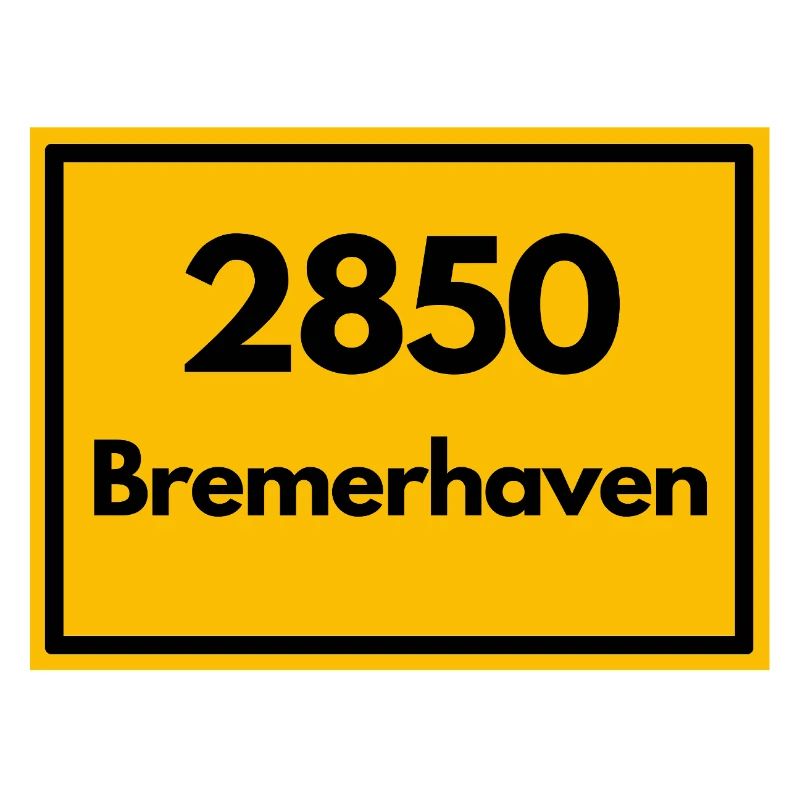 ANCIEN CODE POSTAL RETRO 2850 BREMERHAVEN HAFEN