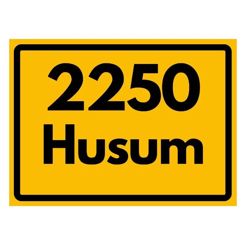 ANCIEN CODE POSTAL RETRO 2250 HUSUM – NORDSEE