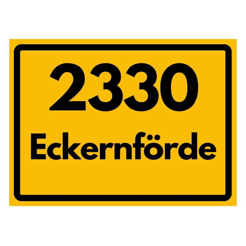 OLD POSTCODE POSTCODE RETRO 2330 ECKERNFÖRDE FJORD