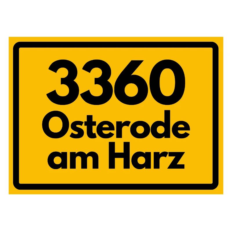 ANCIEN CODE POSTAL RETRO 3360 OSTERODE HARZ