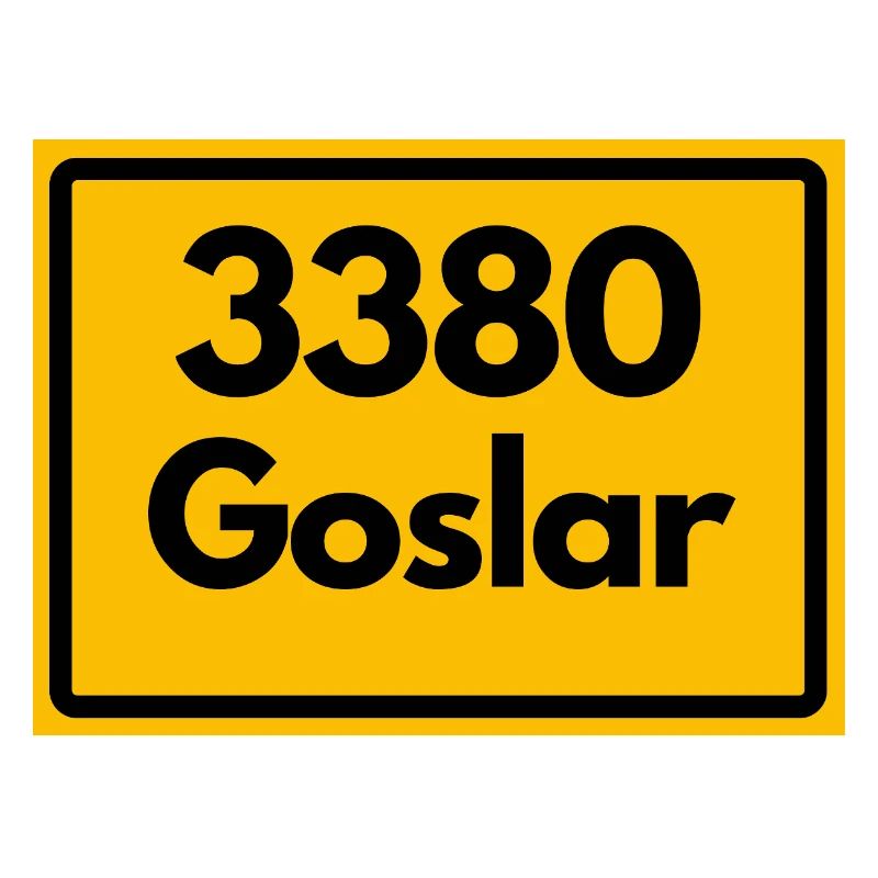 ANCIEN CODE POSTAL RÉTRO 3380 GOSLAR KAISERPFAL