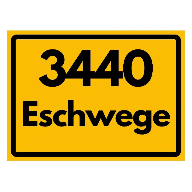OLD POSTCODE ZIP CODE RETRO 3440 ESCHWEGE