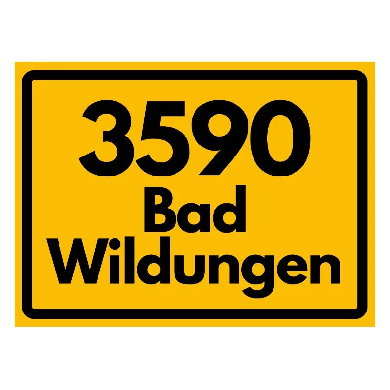 OLD POSTCODE POSTCODE RETRO 3590 BAD WILDUNGEN