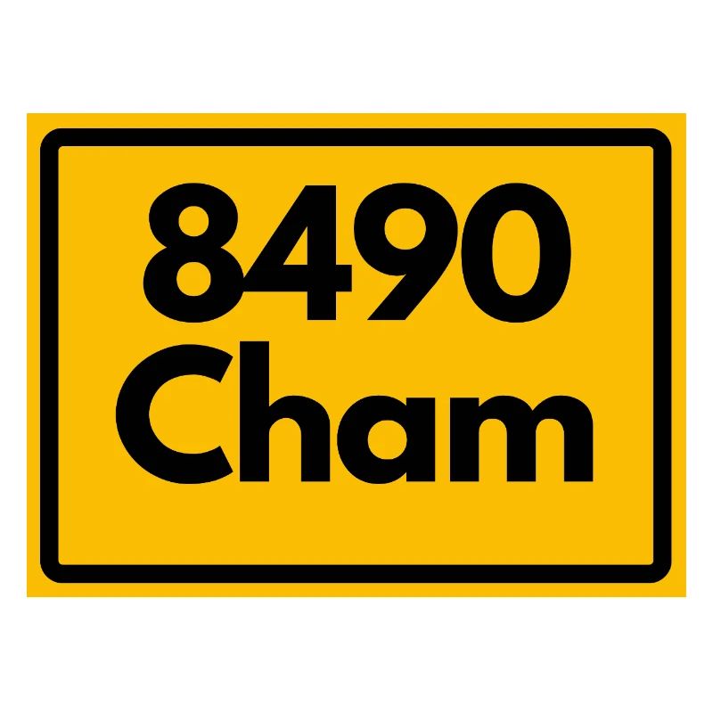 ANCIEN CODE POSTAL RETRO 8490 CHAM HEIMATSTOLZ