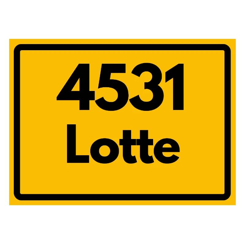 OLD POSTCODE POSTCODE RETRO 4531 LOTTE HEIMATSTOLZ