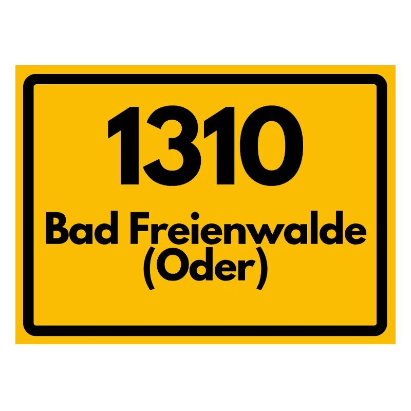 ALTE POSTLEITZAHL PLZ 1310 BAD FREIENWALDE (ODER)