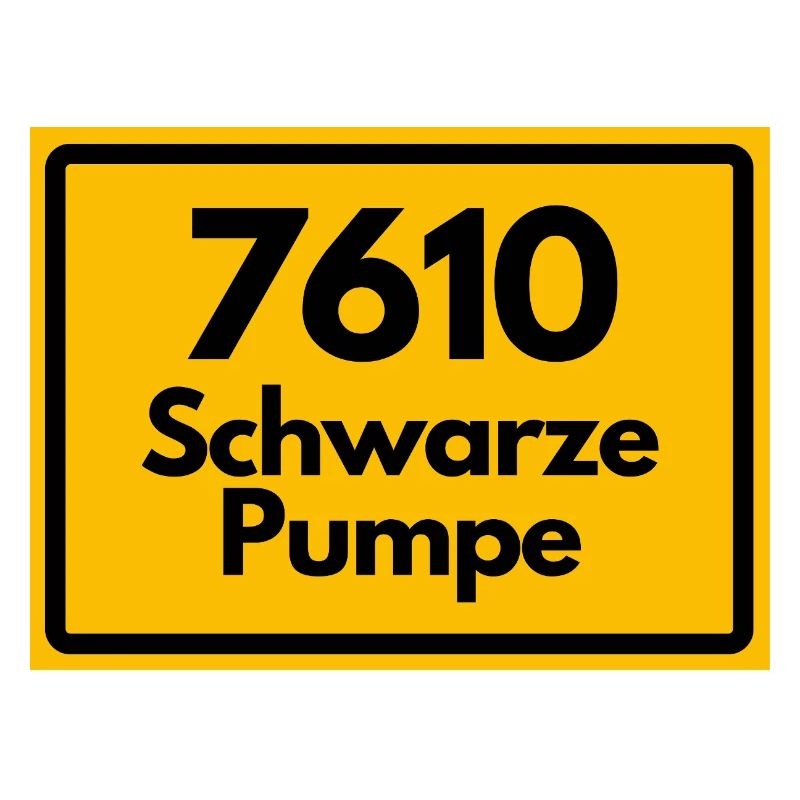 ALTE POSTLEITZAHL PLZ, 7610 SCHWARZE PUMPE