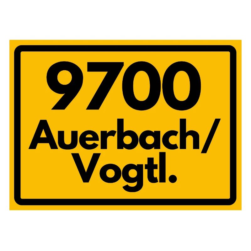 ANCIEN CODE POSTAL 9700 AUERBACH/VOGTL. SAXONY