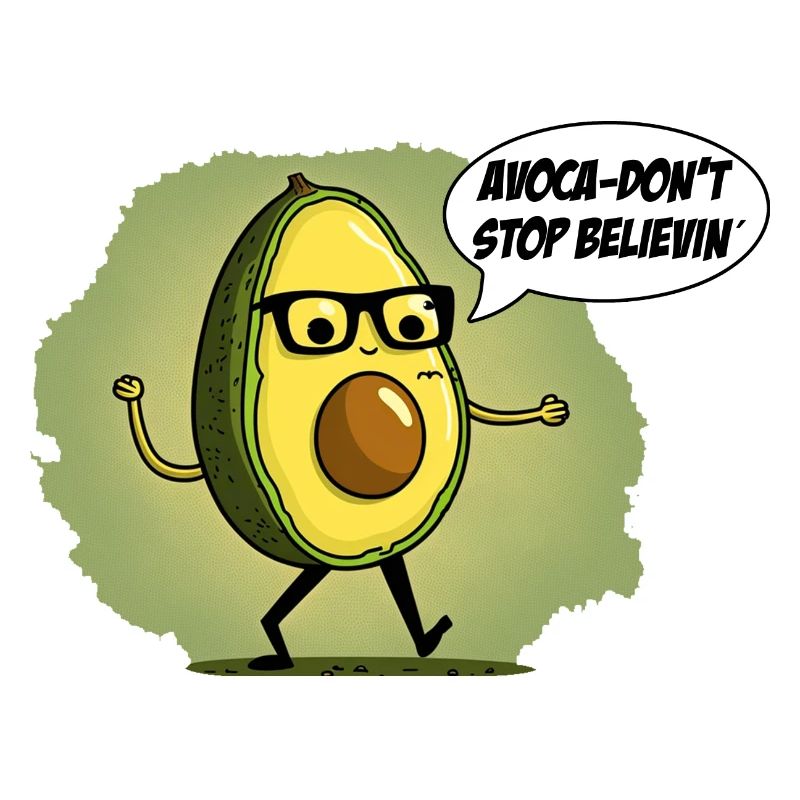 N’arrêtez pas de croire Nerd Avocado
