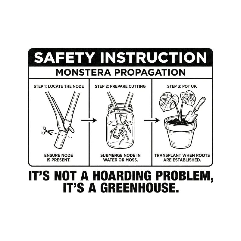 Guide de propagation de la monstera : c’est une serre, pas