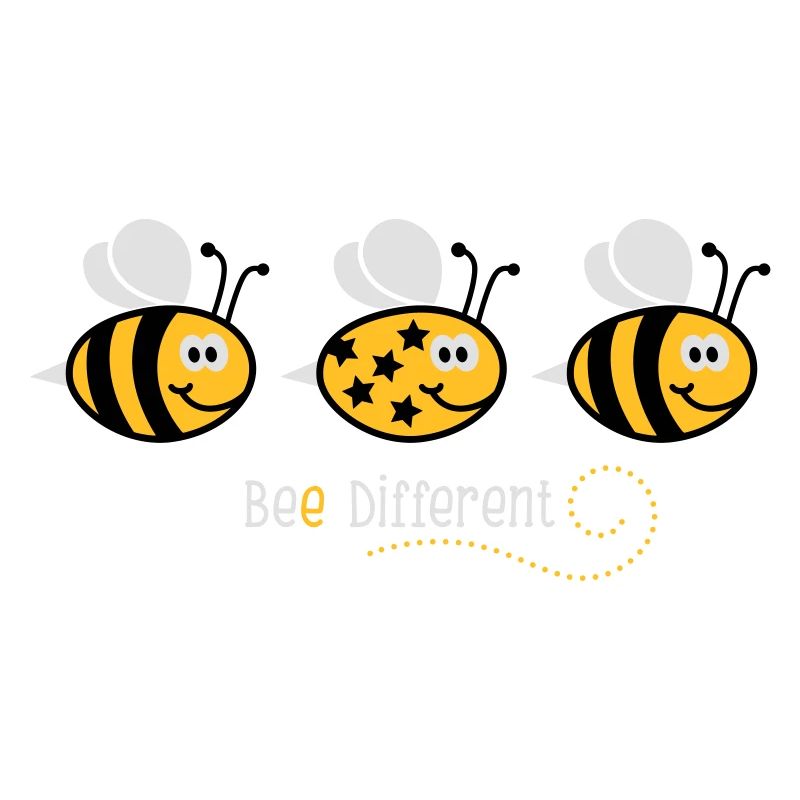 Be different - be yourself - Biene - Bee - 3C