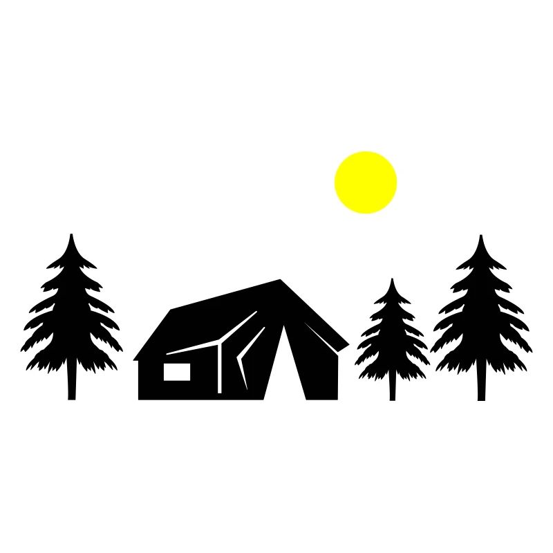 cabane dans la forêt