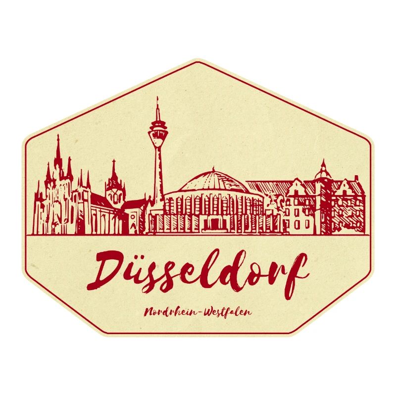 Badge Skyline de Düsseldorf