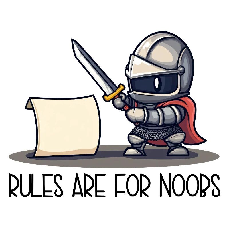 Cute Knight vs Scroll – Rules Are For