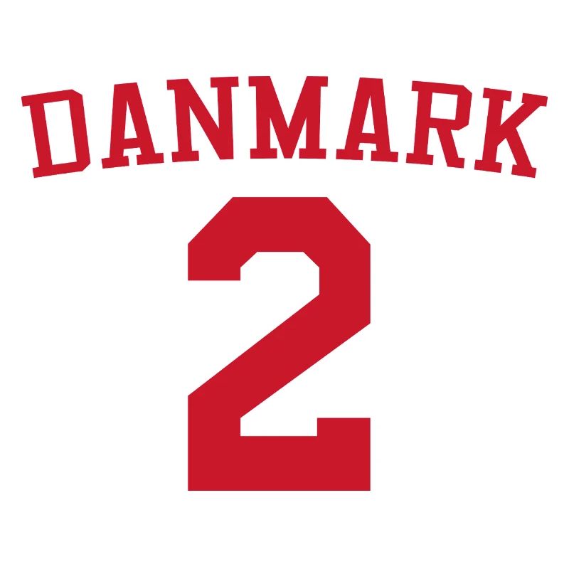 Danemark 2 – Conception de texte rouge