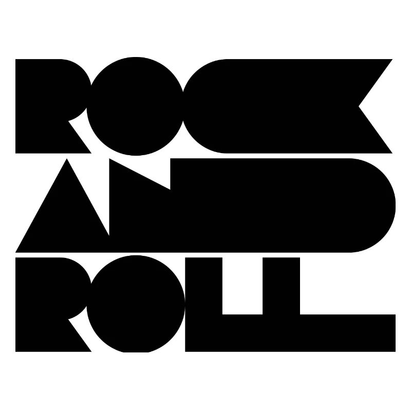 Conception du logo Rock and Roll