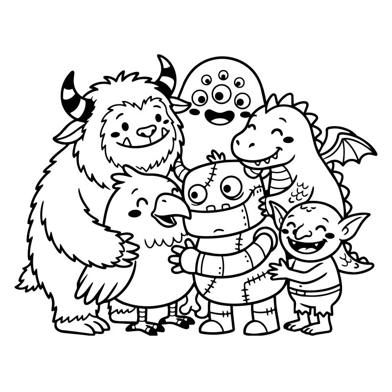 monstres mignons