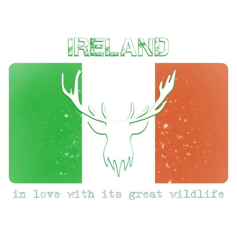 FAUNE ET DE LA FLORE D’IRLANDE Drapeau de l’Irlande
