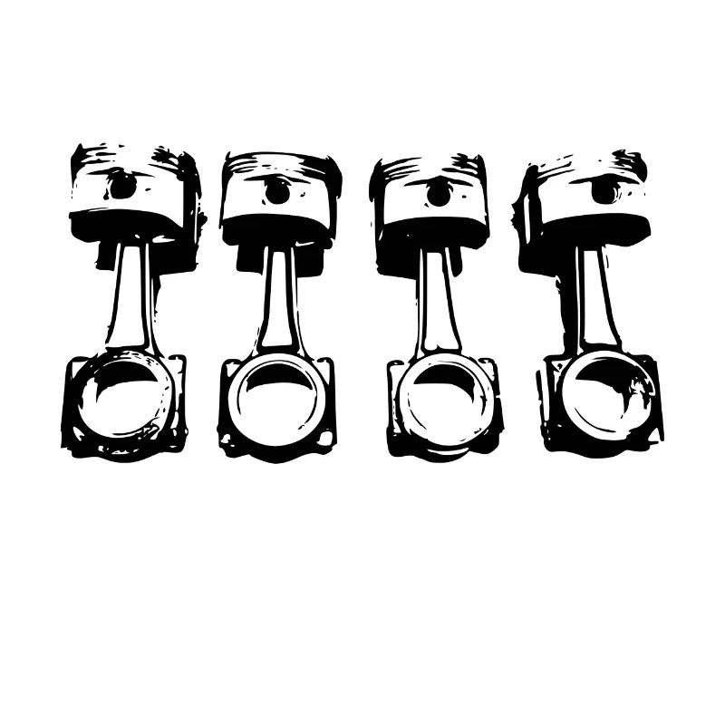 Connecting rod piston 4 cylinders