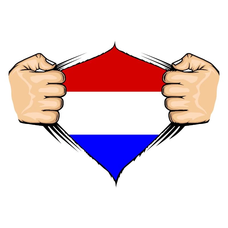 Conception du drapeau de la Hollande