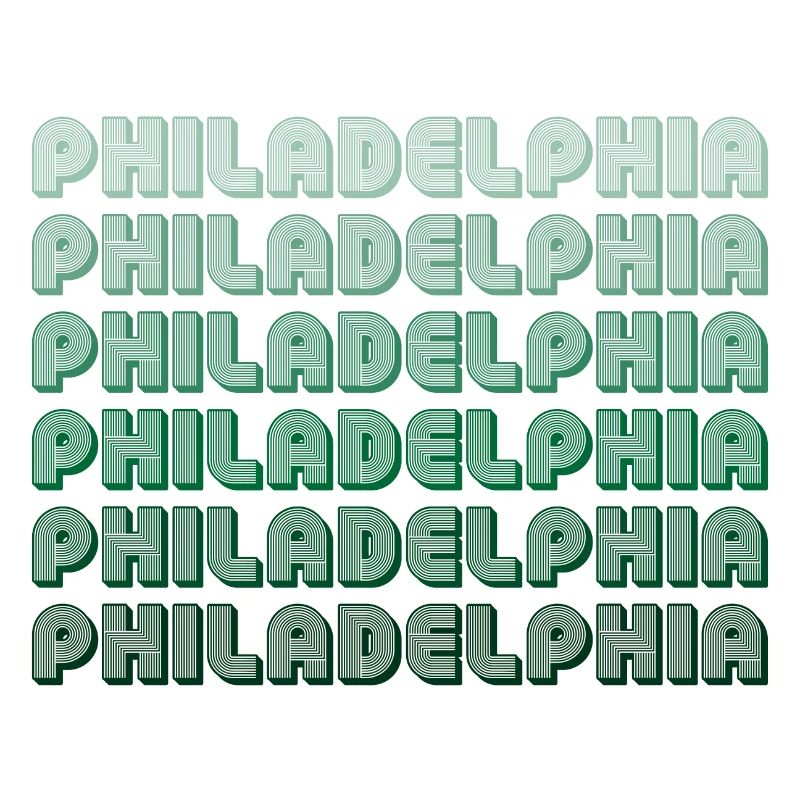 Philadelphia Typography Pattern
