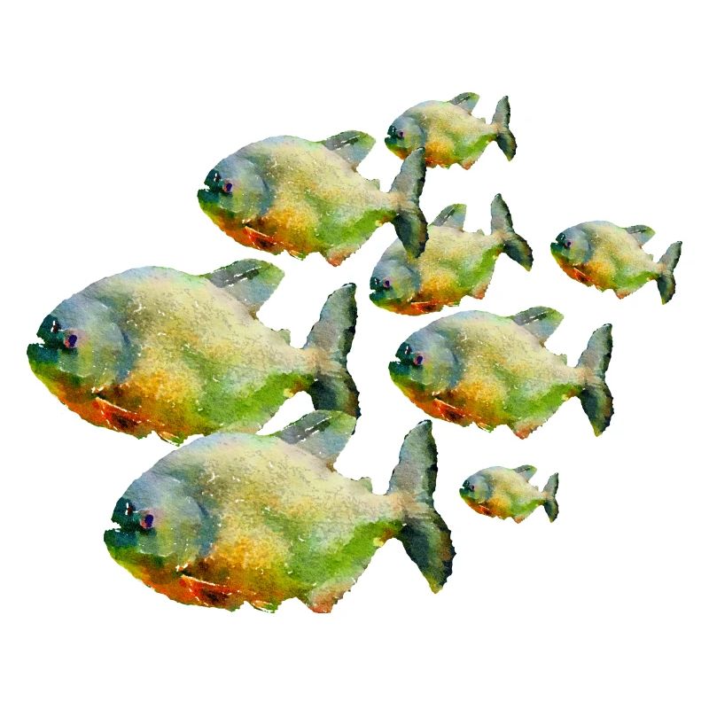 Poisson dans un banc