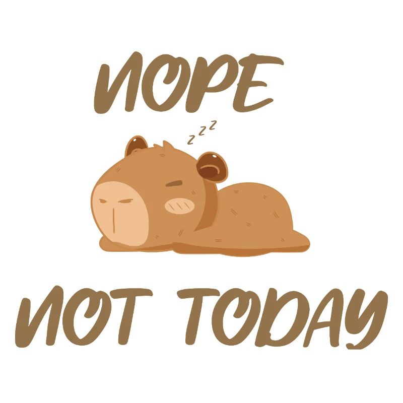 Nope not today capybara