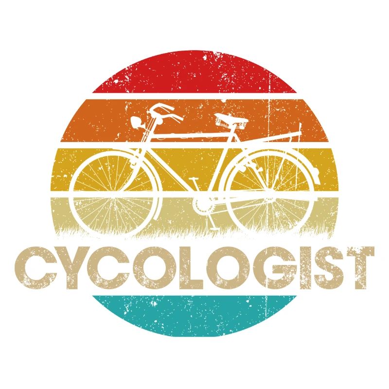 Vintage Bicycle Sunset Design