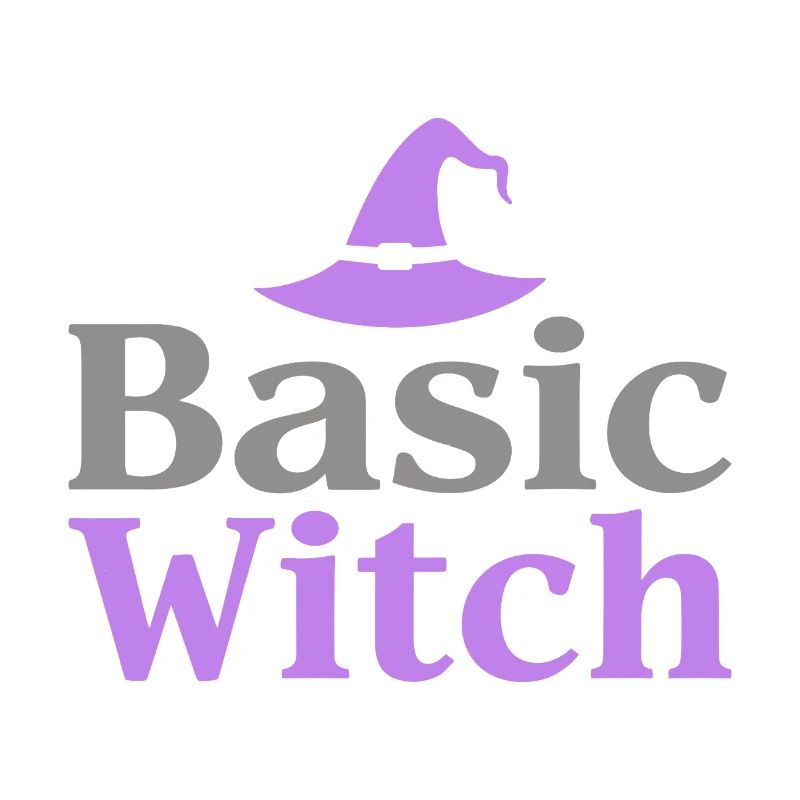 Basic Witch Halloween Spruch Zitat