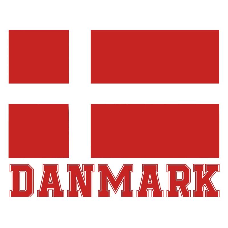 Drapeau géométrique du Danmark