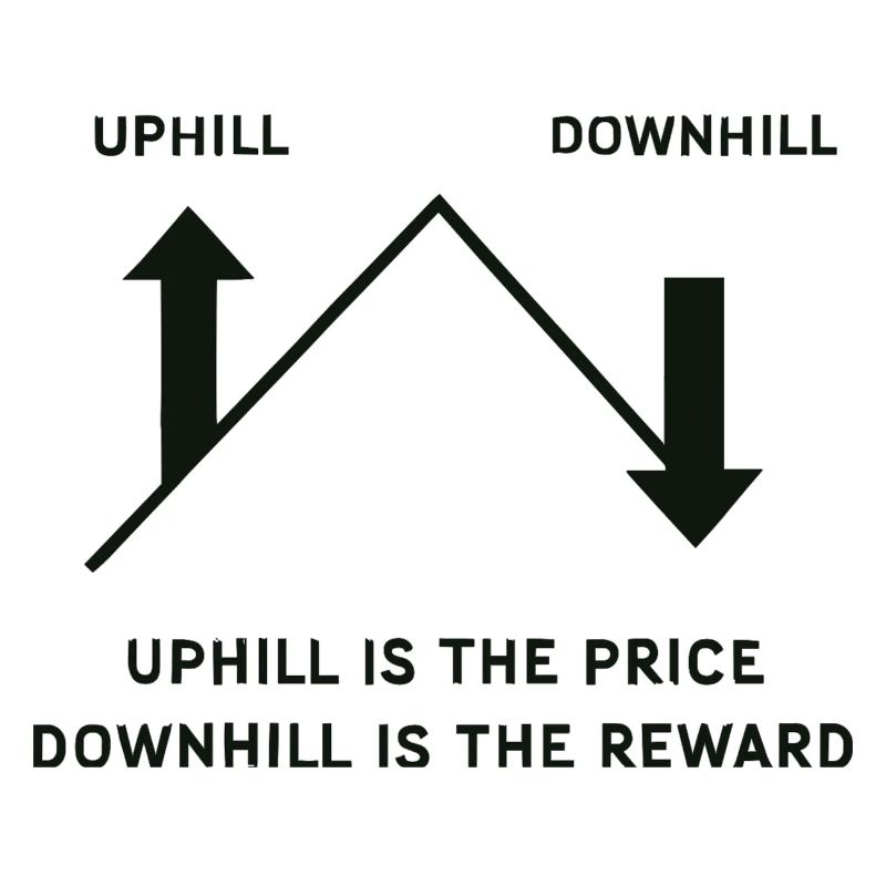 Gravity MTB : la montée est le prix, la récompense de la descente