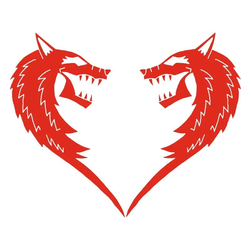 Rotes Wolfsherz